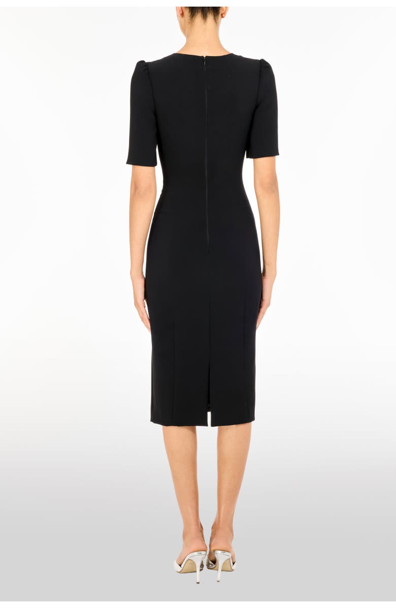 Jenny Packham Roma Midi Dress, Alternate, color, Liquorice