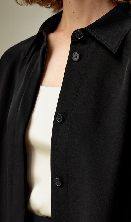 Lilysilk Relaxed Fit Drape Oversized Silk Shirt