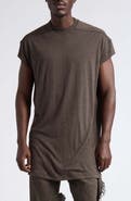 Rick Owens Jumbo Wool & Silk T-Shirt
