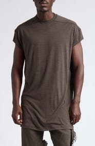 Rick Owens Jumbo Wool & Silk T-Shirt