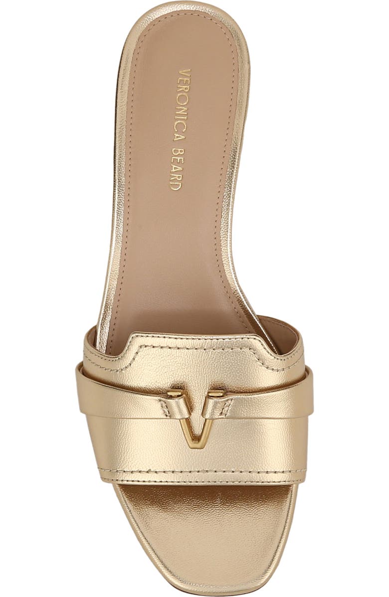 Veronica Beard Annette Slide Sandal, Alternate, color, Pale Gold