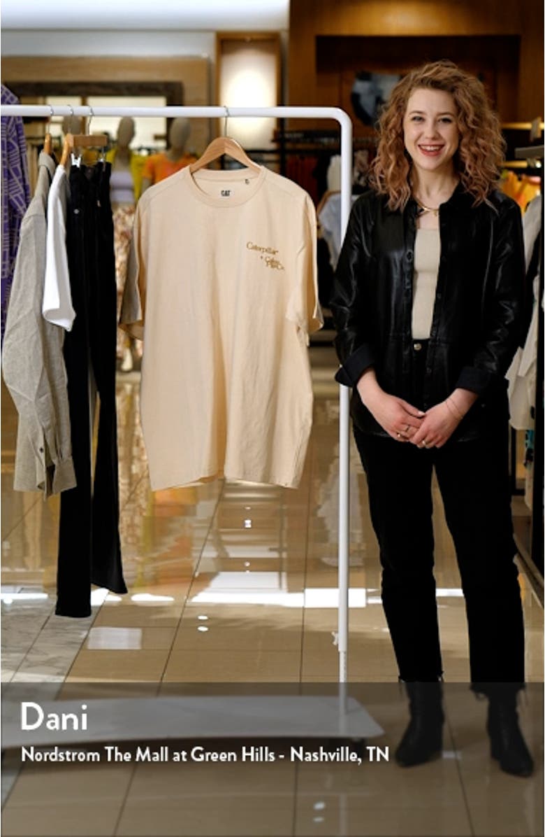 x Colour Plus Co. Embroidered Cotton T-Shirt, sales video thumbnail