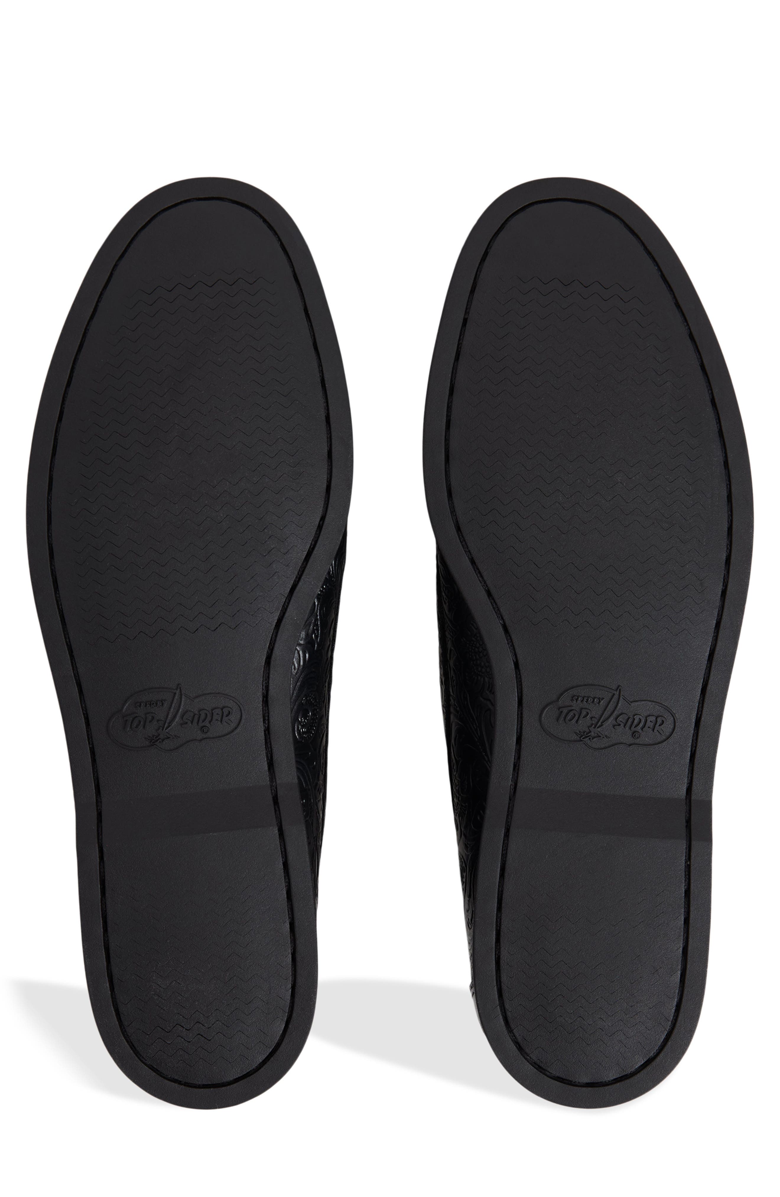 Lou Boat Shoe, Alternate, color, BLACK