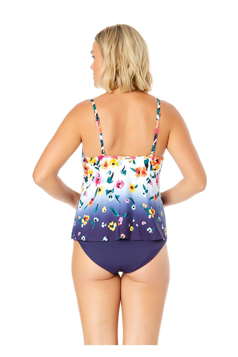 Women's Riviera Floral Easy Triangle Tankini Swim Top, Alternate, color, Gradient Floral