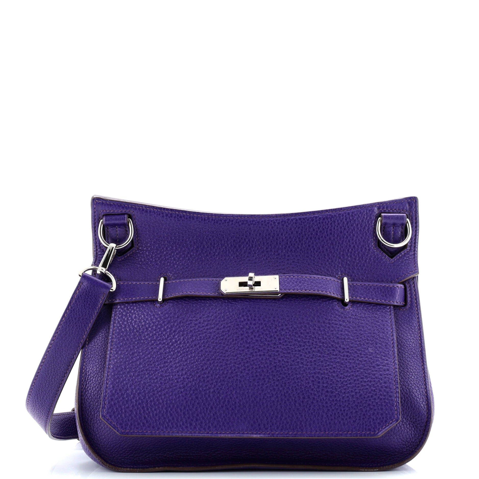 Pre-Owned Hermes Jypsiere Bag Clemence 28, Main, color, Iris