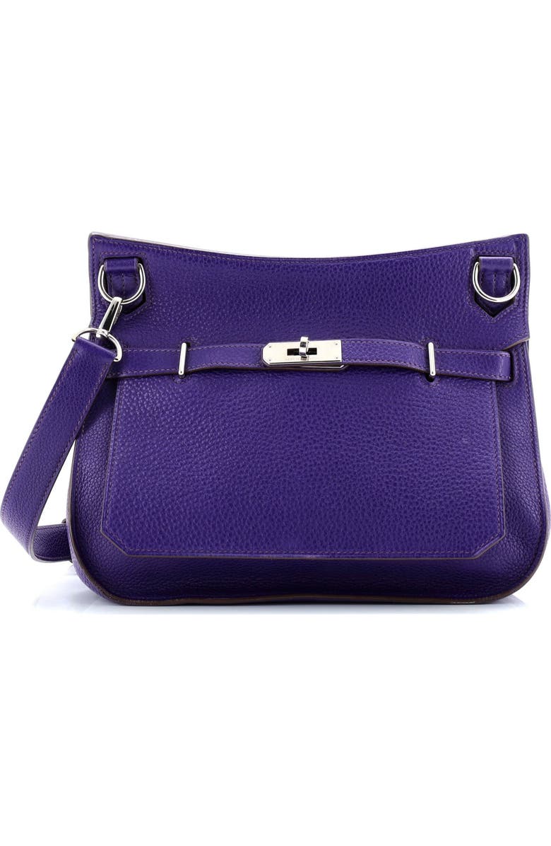 Pre-Owned Hermes Jypsiere Bag Clemence 28, Main, color, Iris