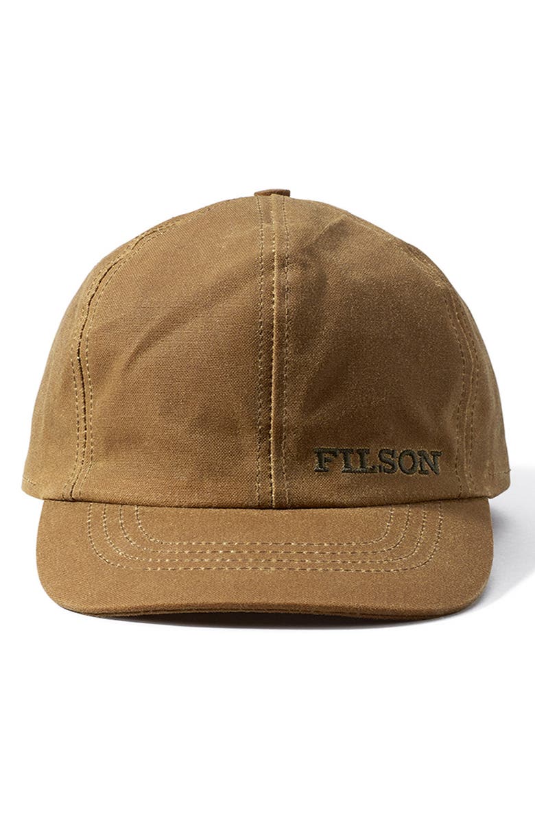 Filson Insulated Tin Cloth Baseball Cap, Main, color,