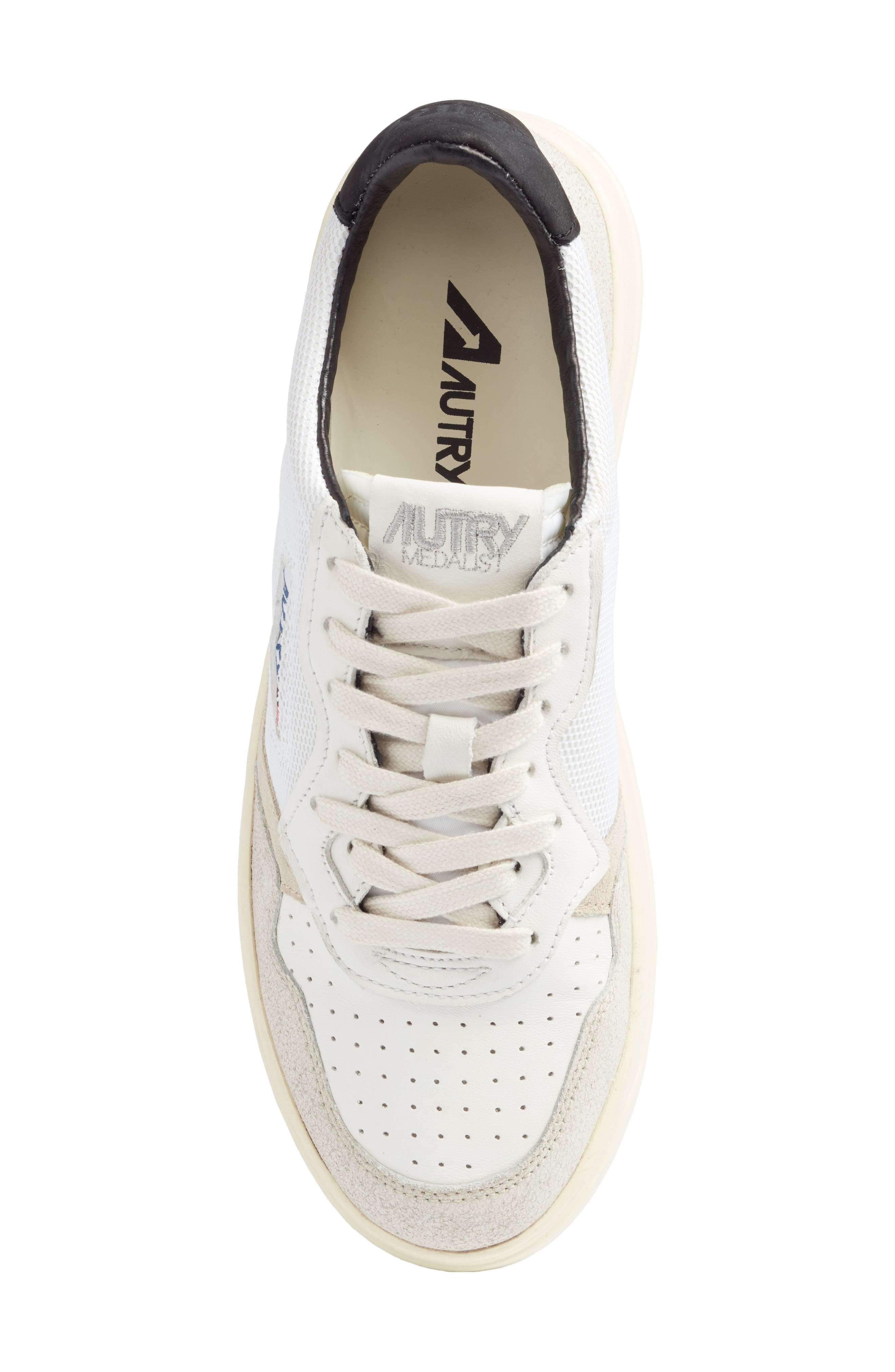 Medalist Low Sneaker, Alternate, color, CRACK/ NABUK BLACK