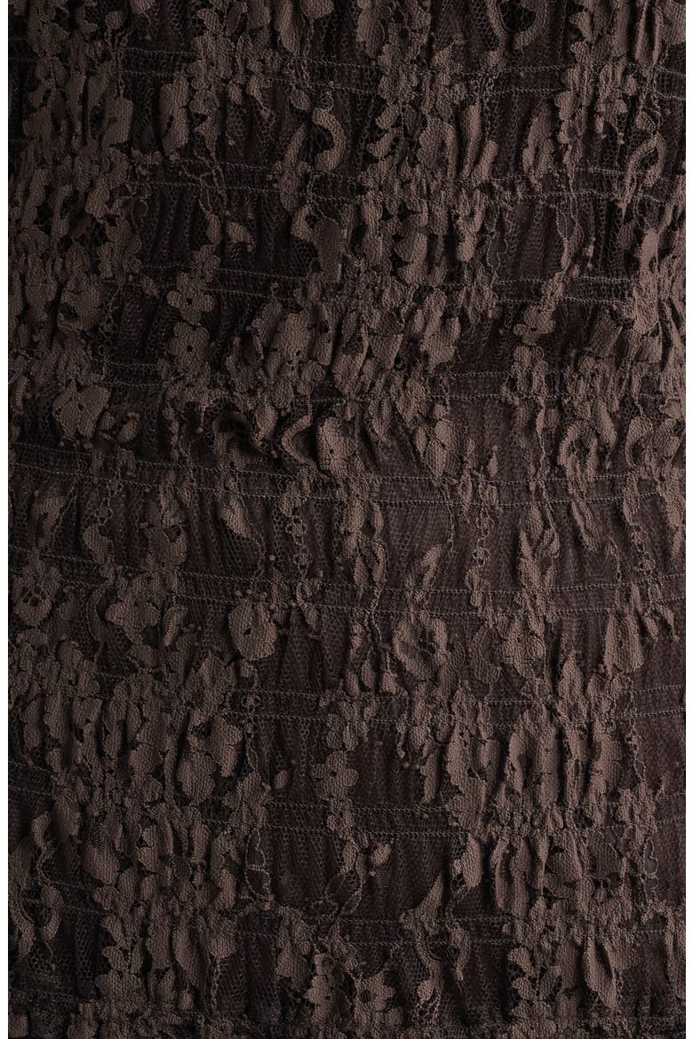 The Short Sleeve Dalia Lace Nap Maxi Dress, Alternate, color, CHOCOLATE