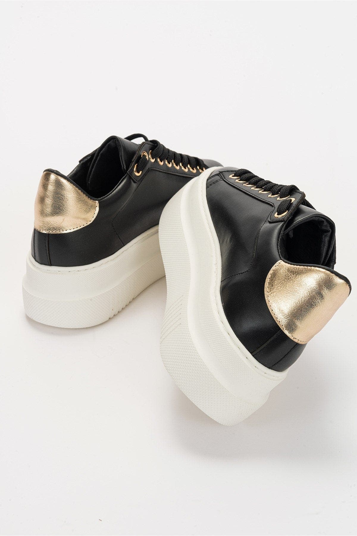 Prologue Shoes Violette Platform Sneakers, Alternate, color, Black