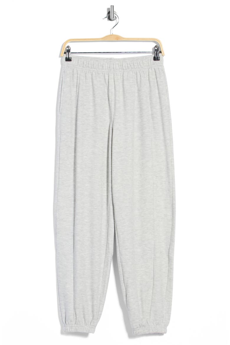 Aspen Plush Rib Traverse Jogger Pants, Main, color, HEATHER LIGHT GREY