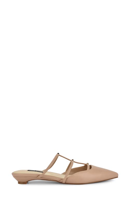 Shop Nine West Paoly Pointed Toe Flat In Light Natural