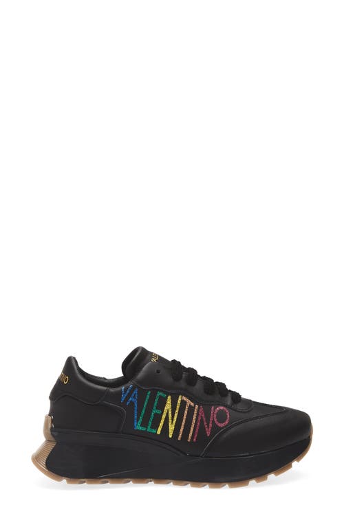 Valentino By Mario Valentino Reginal Sneaker In Black