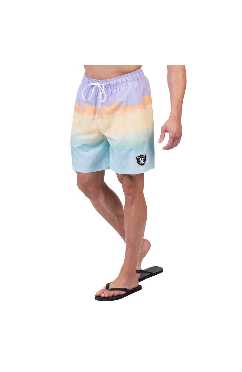 G-III SPORTS BY CARL BANKS Men's G-III Sports by Carl Banks Las Vegas Raiders Perfect Game Volley Shorts, Main, color, Yellow