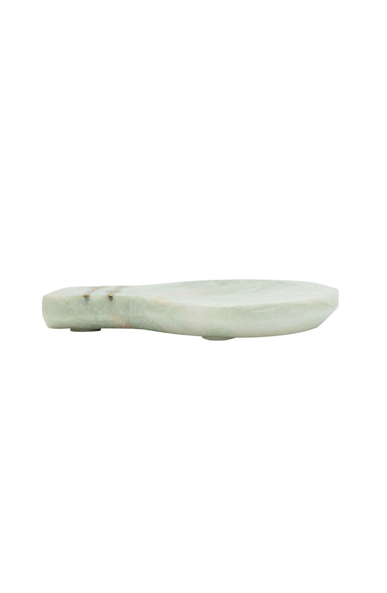 Foreside Home and Garden Elise Light Green Onyx Marble Spoon Rest, Alternate, color, Green
