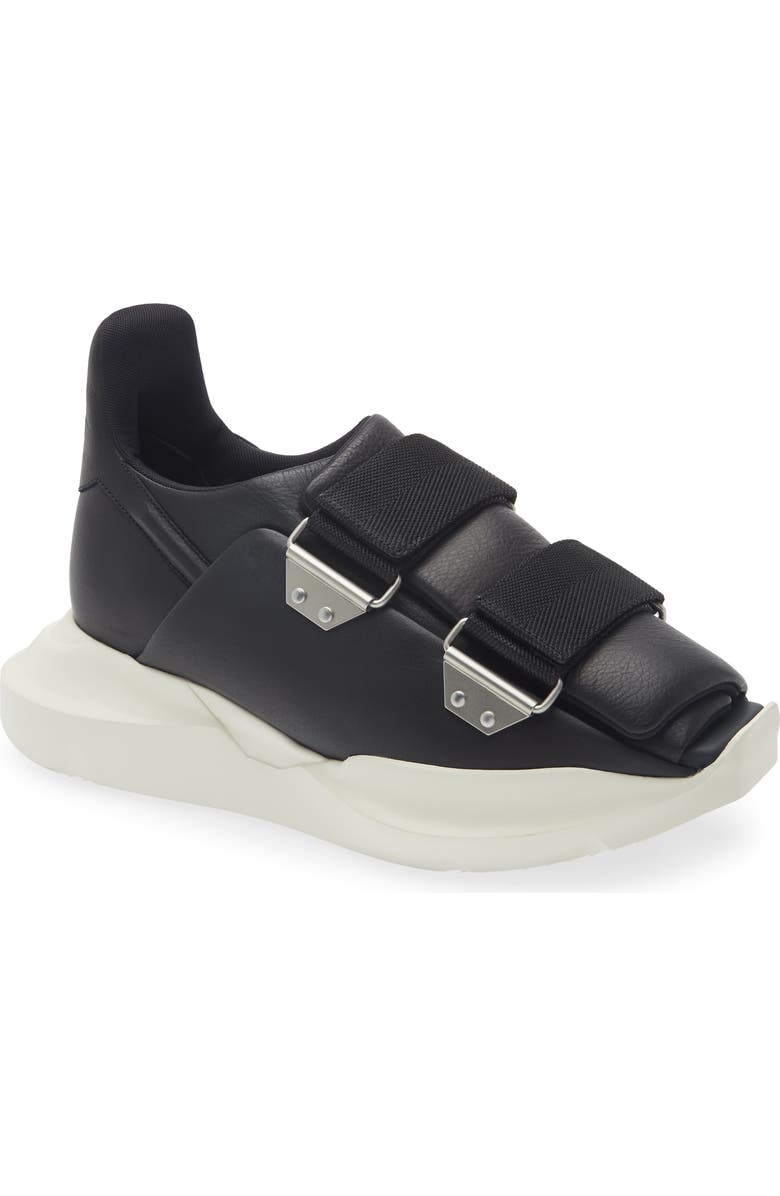 Rick Owens Temple Burritogeth Sneaker, Main, color, Black/ Milk