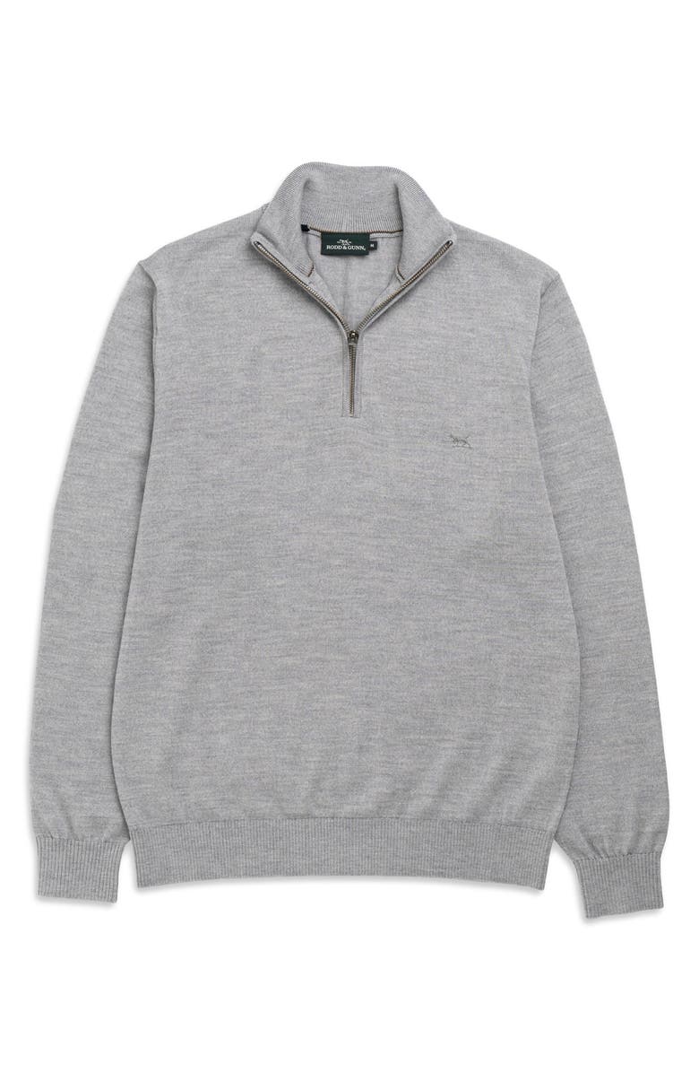 Rodd & Gunn Calderwell Merino Wool Quarter Zip Sweater, Alternate, color,