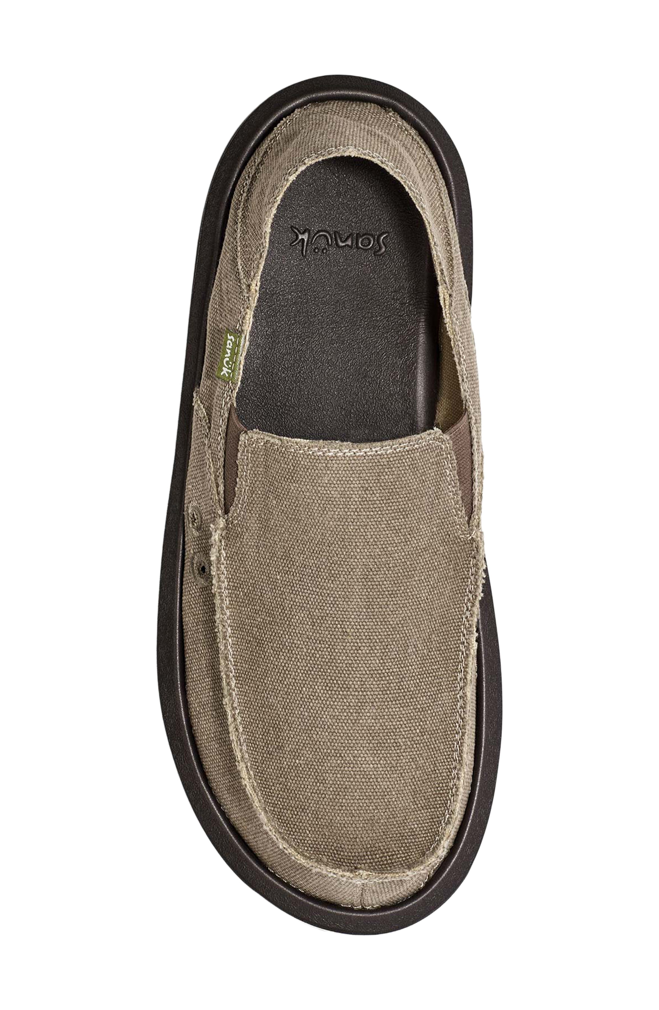 Donny Canvas Slip-On, Alternate, color, BROWN
