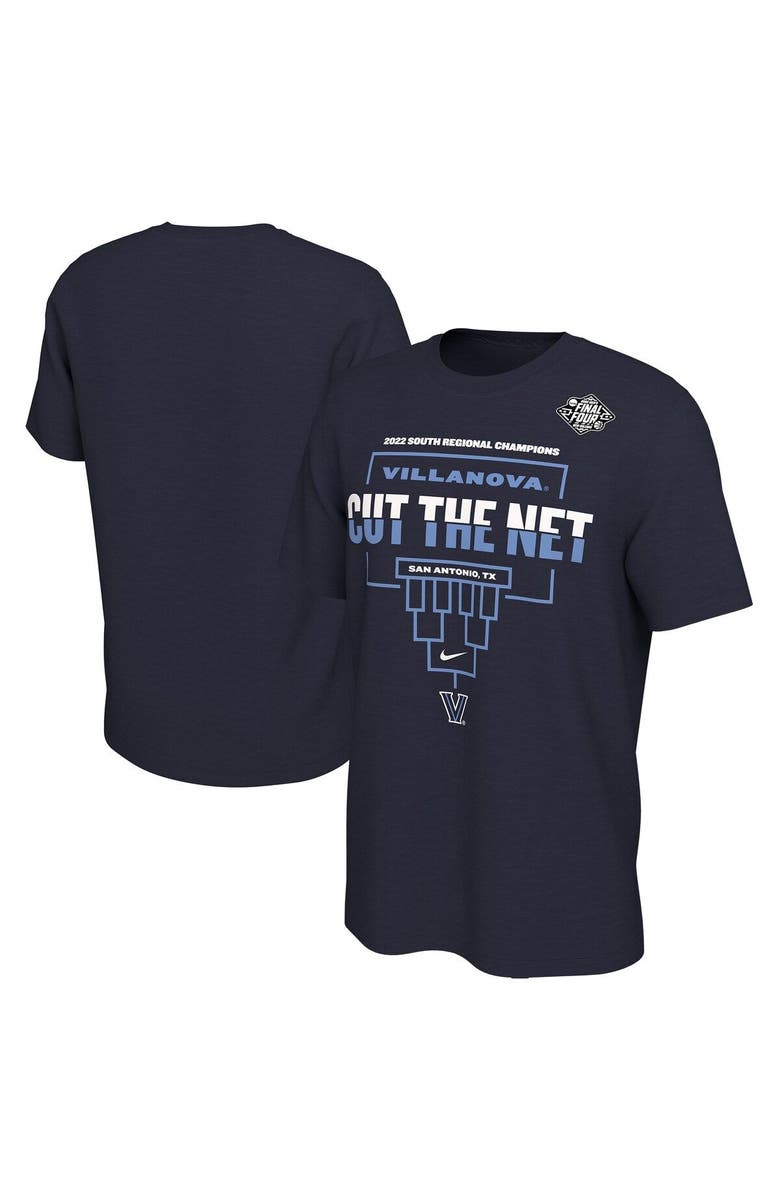 Nike Men's Nike Navy Villanova Wildcats 2022 NCAA Men's Basketball Tournament March Madness Final Four Regional Champions Locker Room T-Shirt, Main, color, 