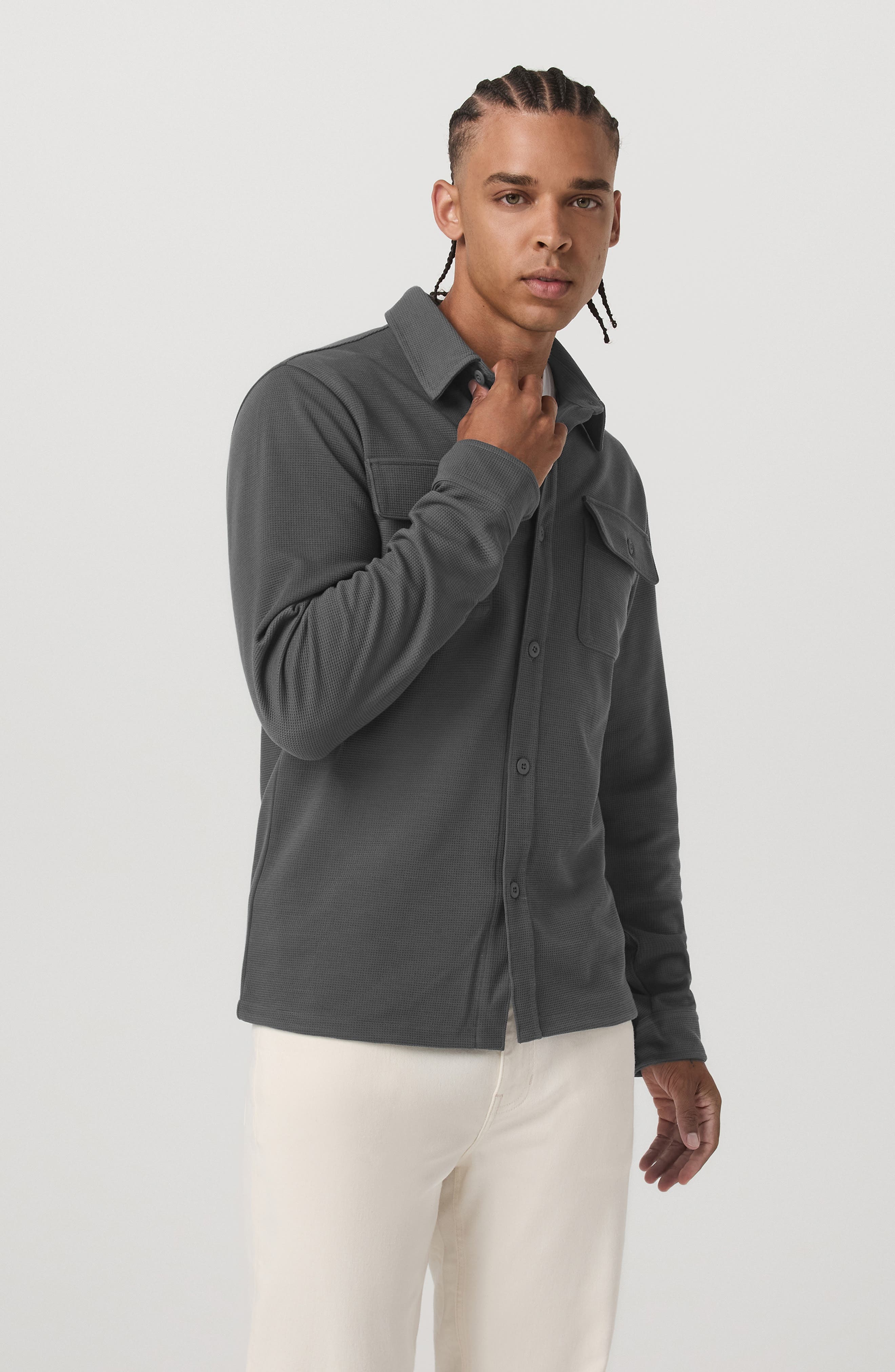 Мужские Vuori Waffle Shirt Jacket — фото 7