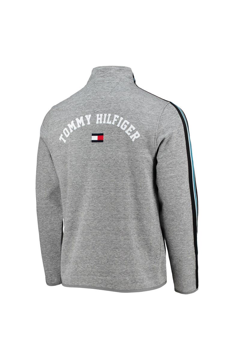 Tommy Hilfiger Men's Tommy Hilfiger Heathered Gray Jacksonville Jaguars Mario Quarter-Zip Jacket, Alternate, color, Heather Gray