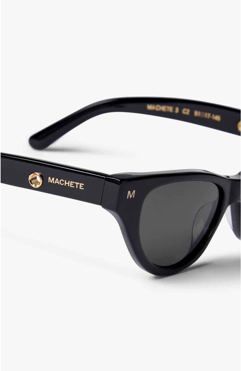 MACHETE Suzy Sunglasses, Alternate, color, Black