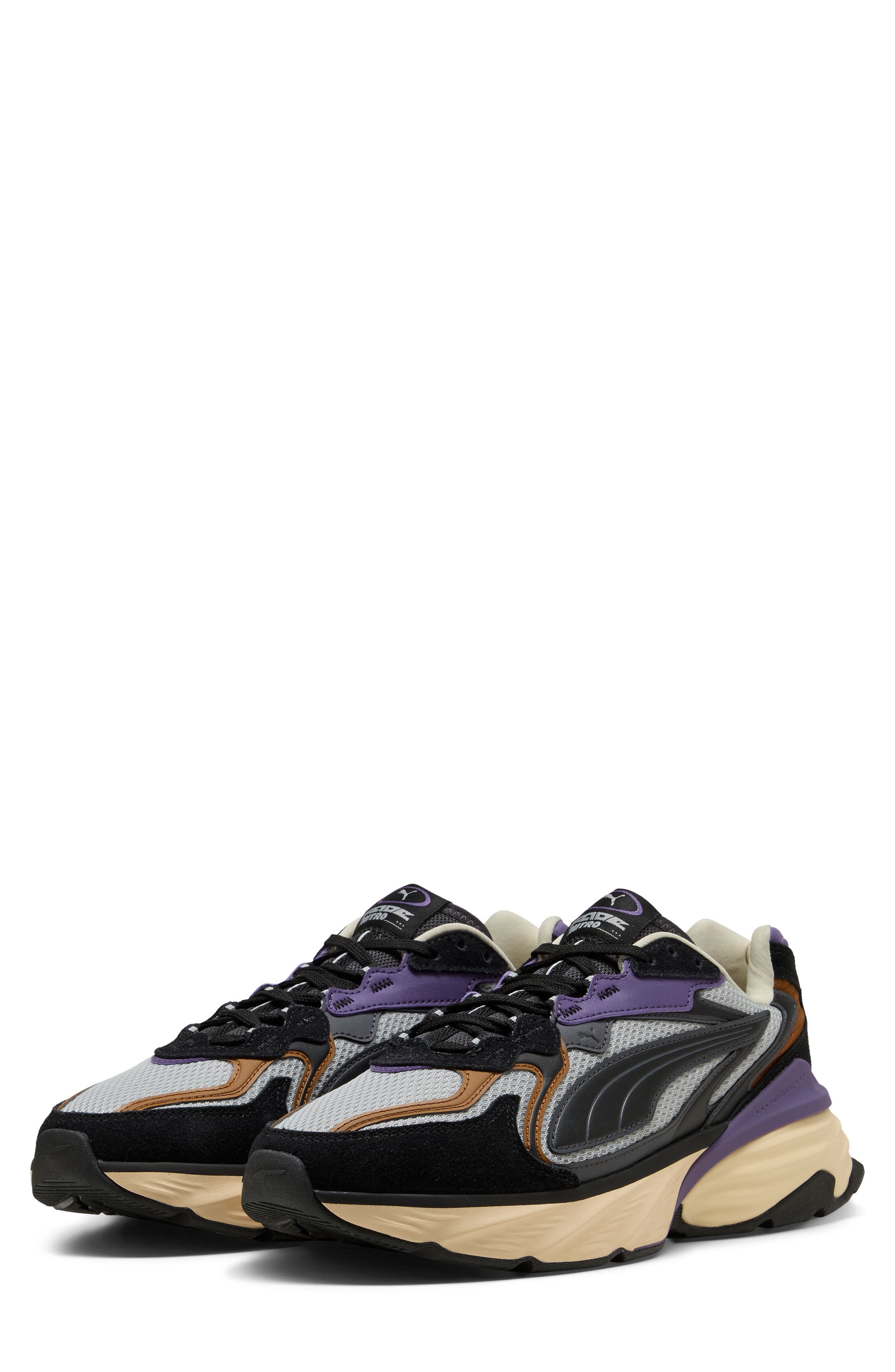 PUMA Fade NITRO LS Sneaker, Main, color, Cool Light Gray/ Moody Gray