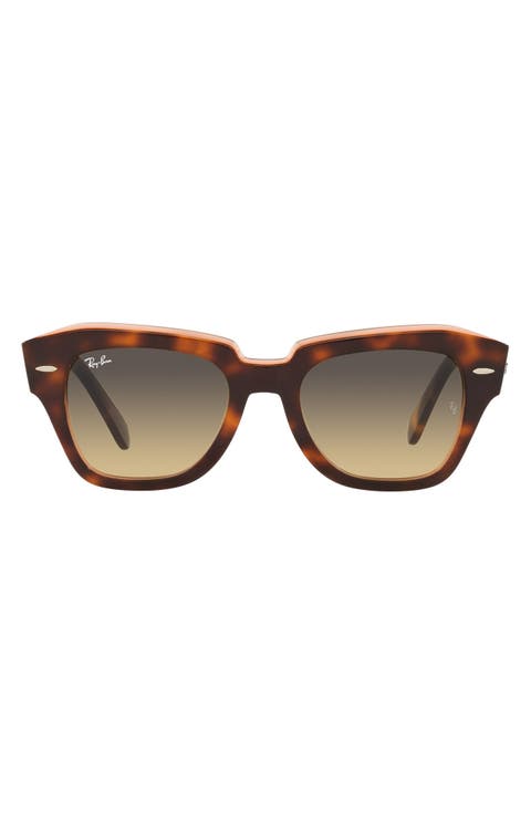 State Street 49mm Small Square Sunglasses