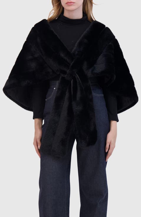 Fur-Free Mink (Faux Fur) Stole
