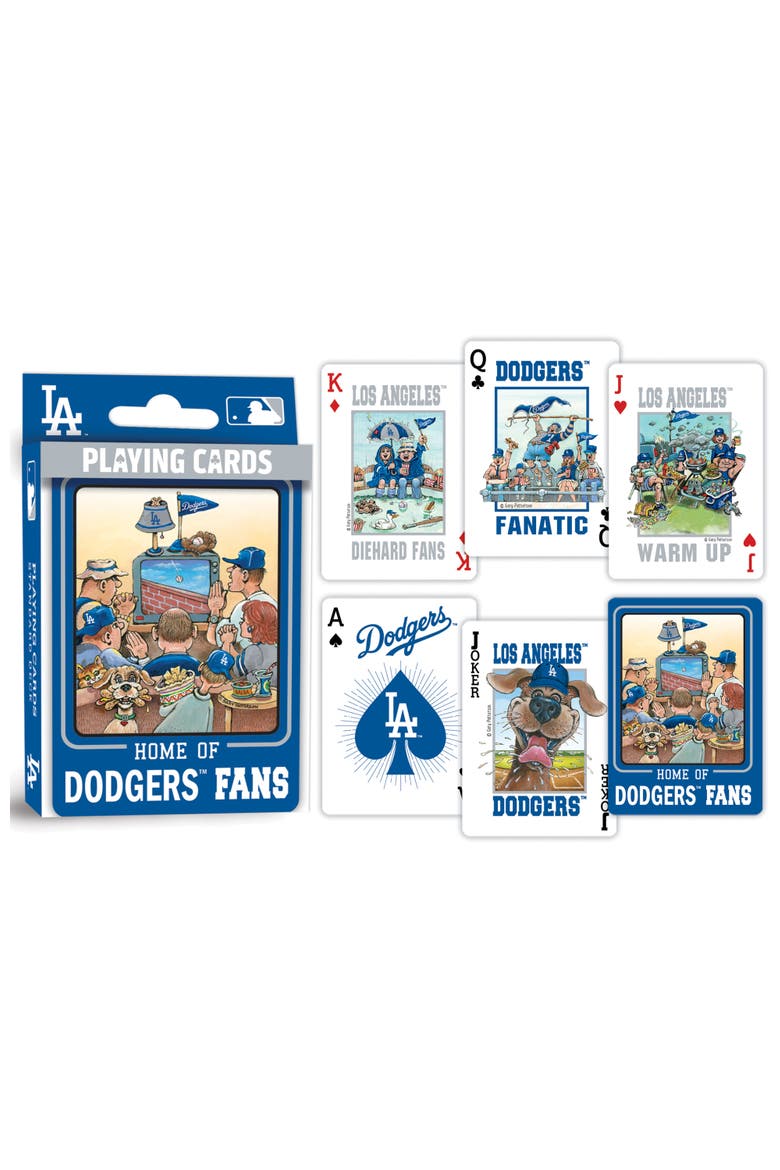 Los Angeles Dodgers Fan Playing Cards, Alternate, color, Multicolor