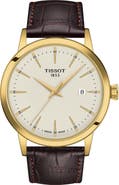 Tissot Classic Dream Leather Strap Watch, 42mm