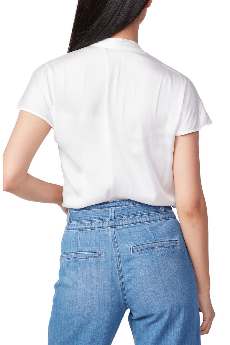 Dijon Surplice Bodysuit, Alternate, color, WHITE