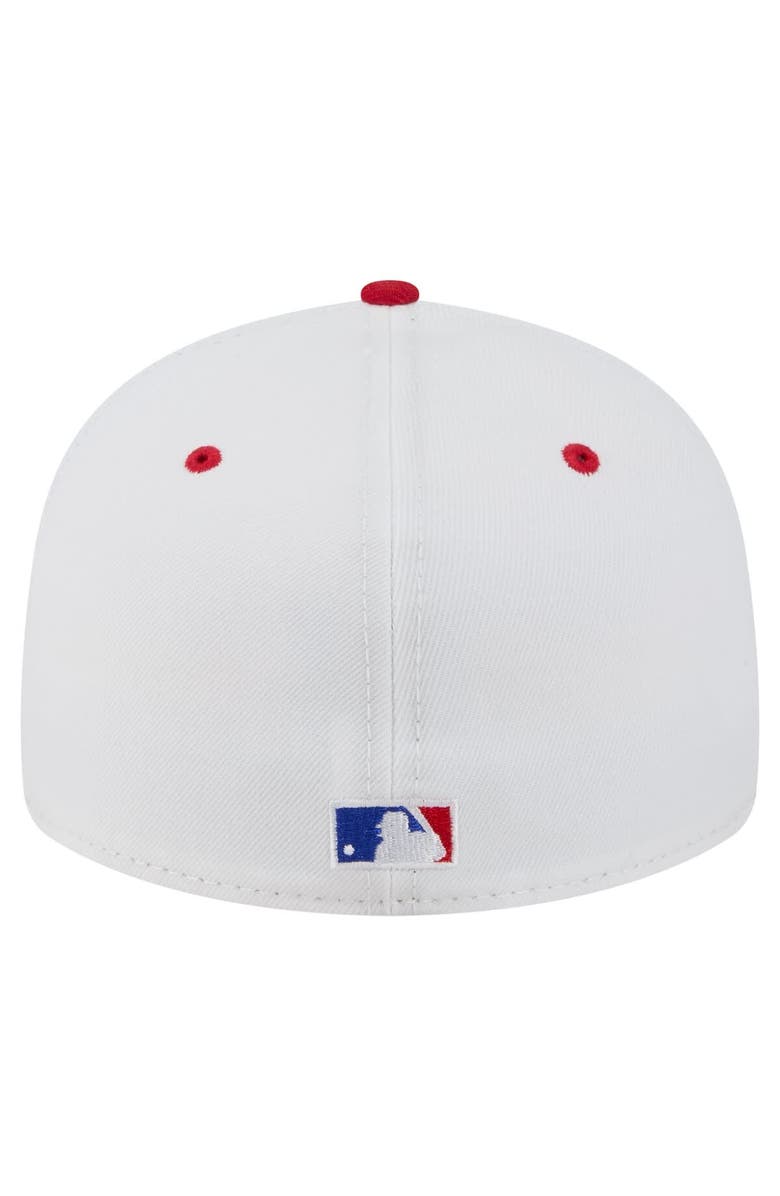 New Era Men's New Era Ozzie Smith White St. Louis Cardinals 59FIFTY Fitted Hat, Alternate, color, White