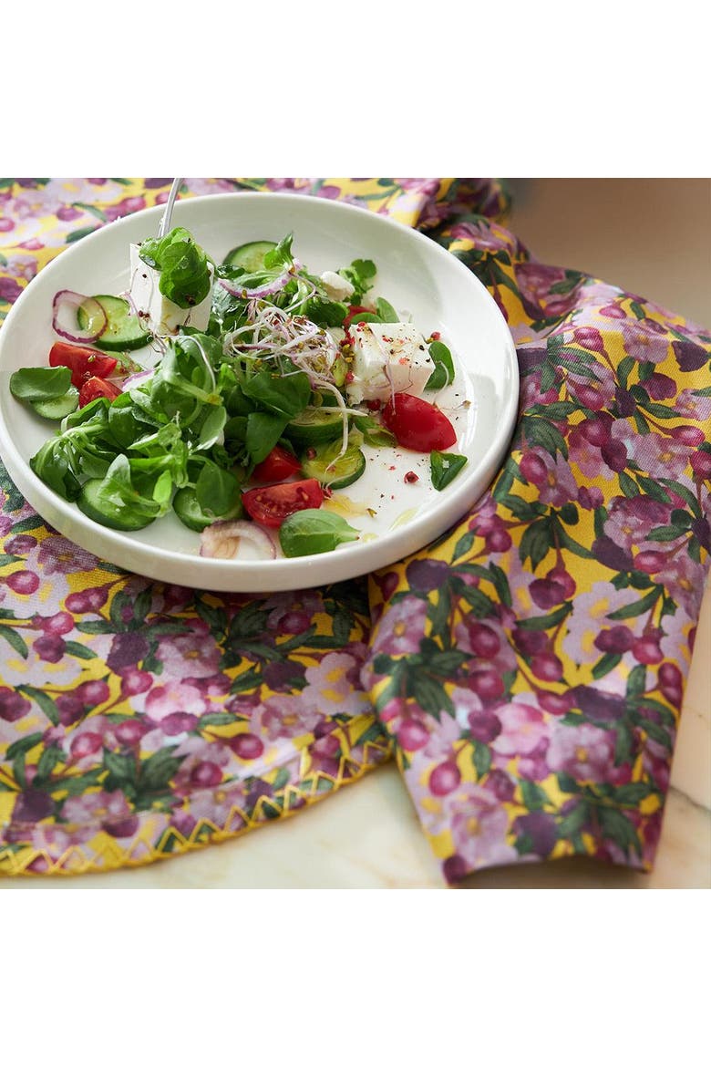 Napkins Romance - Set of 6, Alternate, color, Yellow