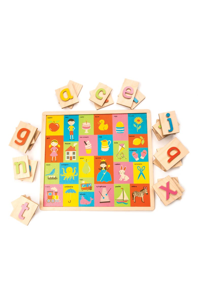 Tender Leaf Toys Alphabet Pictures Toy, Alternate, color, Multi
