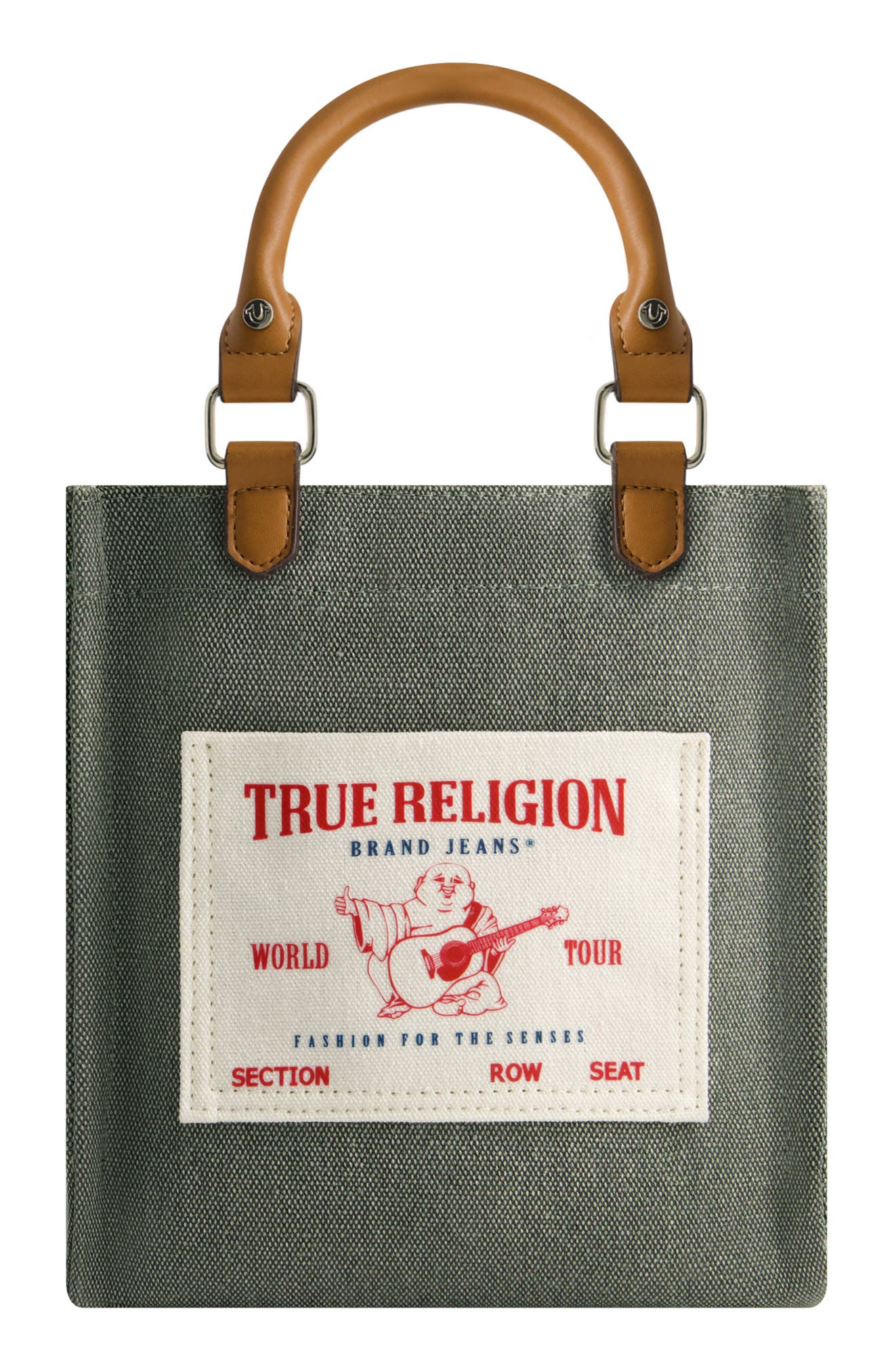 True Religion Mini Denim Tote Bag
