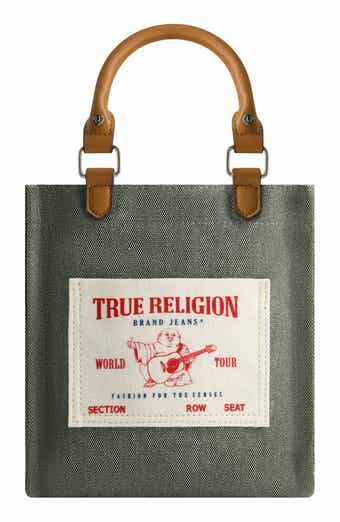 True Religion Mini Denim Tote Bag