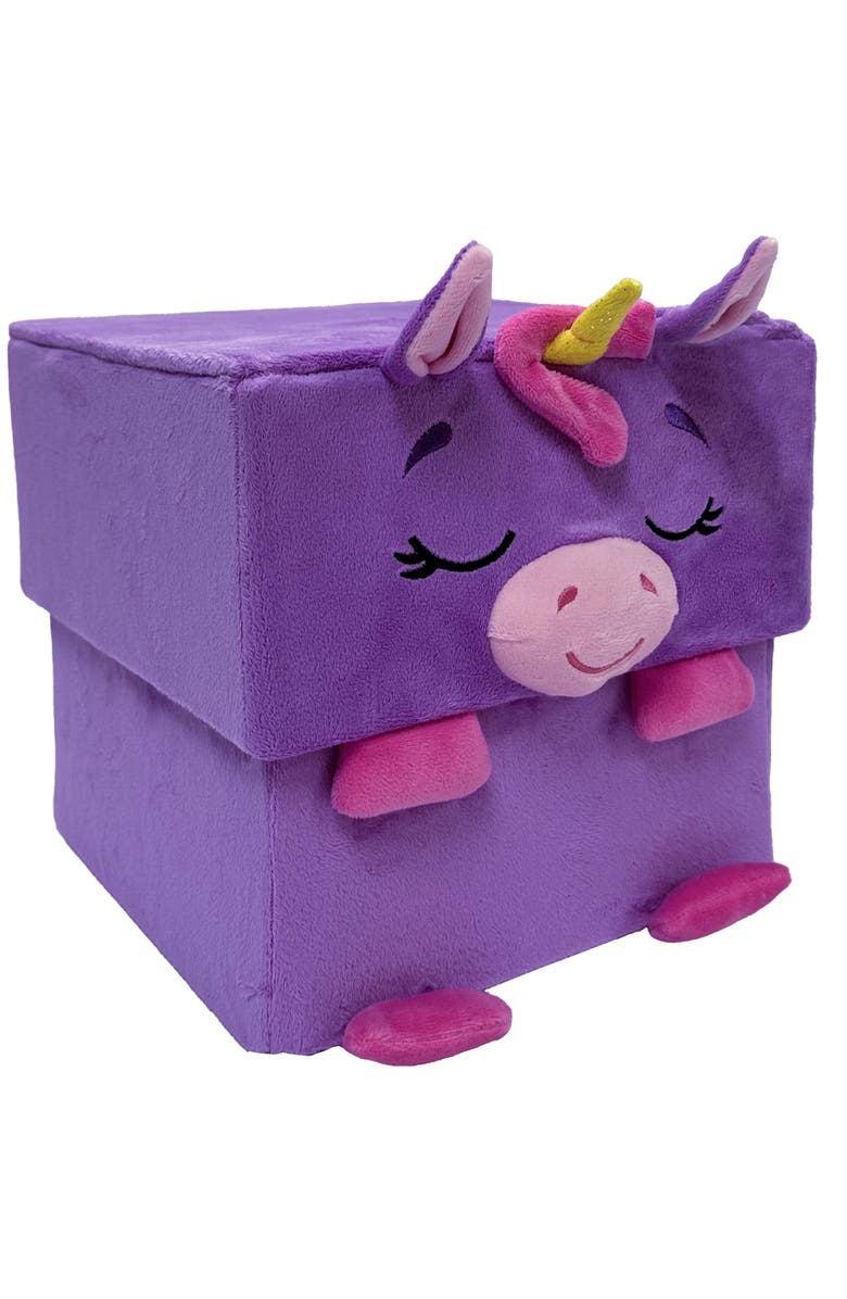 Happy Nappers Storables Unicorn Purple & Pink 8 Inch Ages 1+, Main, color, Multicolored