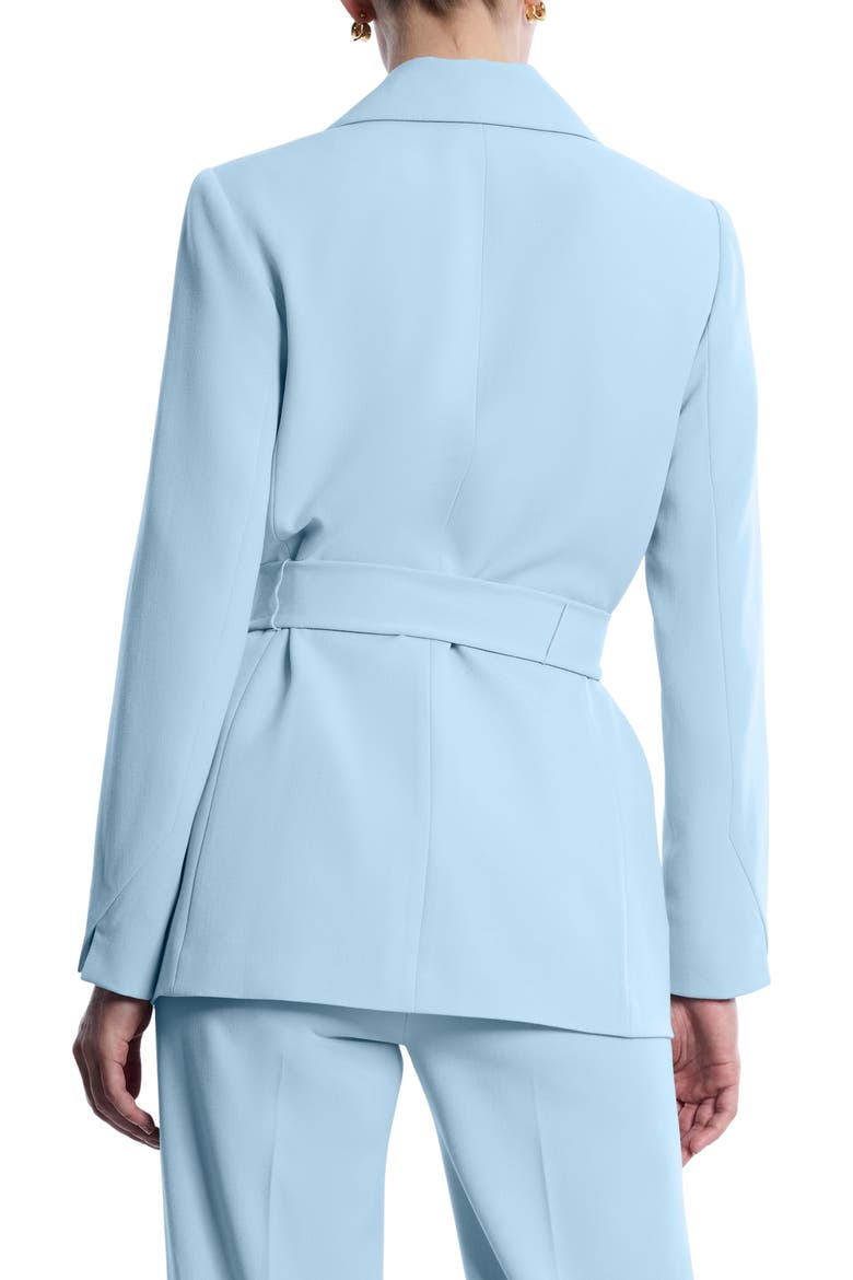 Belted Tailored Jacket, Alternate, color, SEAFOAM