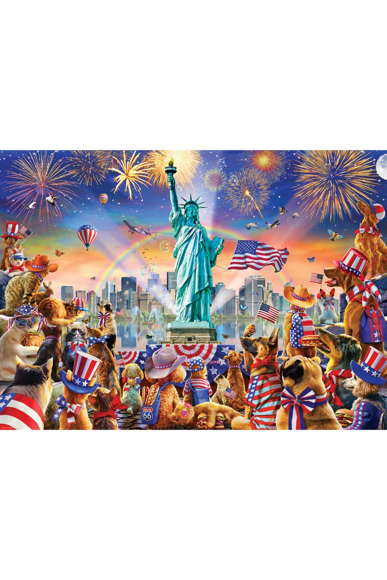 USA Pets Festival 300 Piece, Alternate, color, Multicolored
