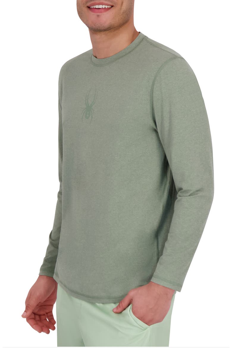 Long Sleeve Rashguard, Alternate, color, SEA GREEN