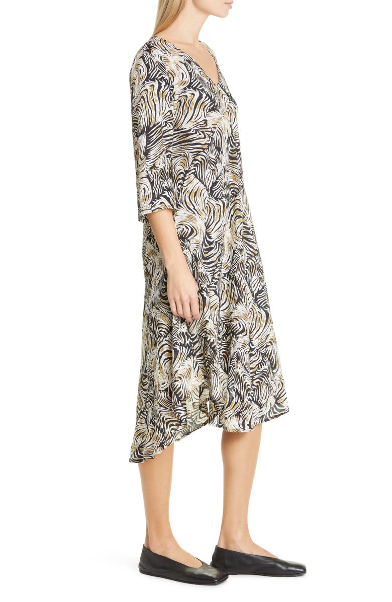 Masai Copenhagen Nora Print Midi Dress, Alternate, color, 