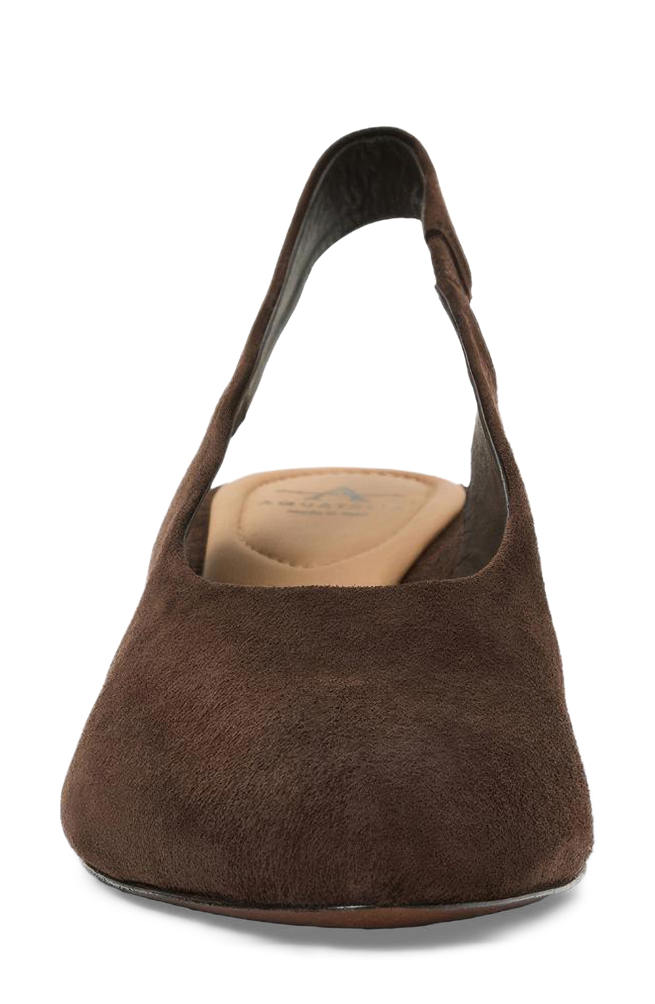 Trevi Slingback Pump, Alternate, color, ESPRESSO SUEDE