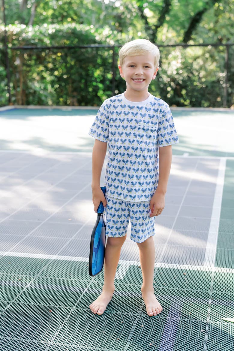 Charles Boys' Shorts Set, Alternate, color, Pickleball Blue