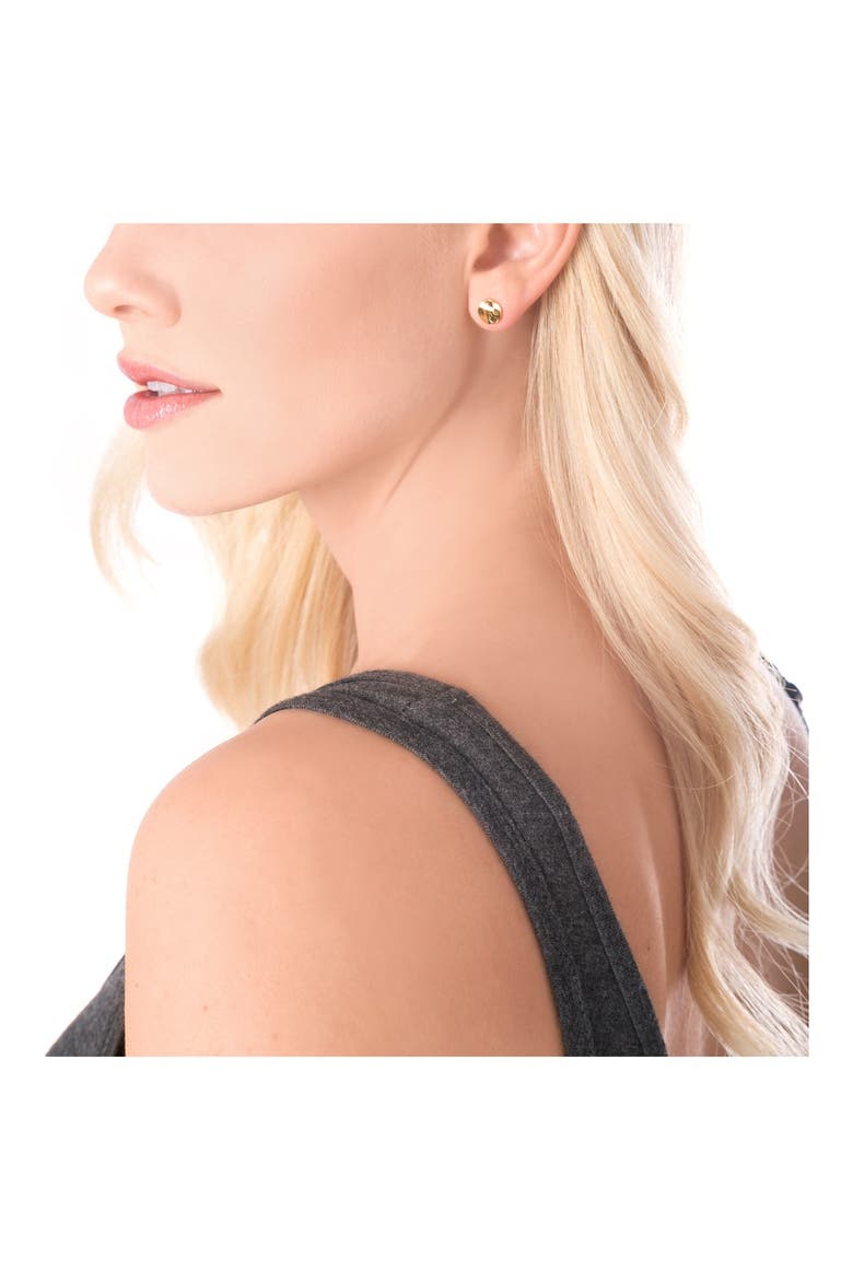 Chloe Small Stud Earrings, Alternate, color, ROSE GOLD