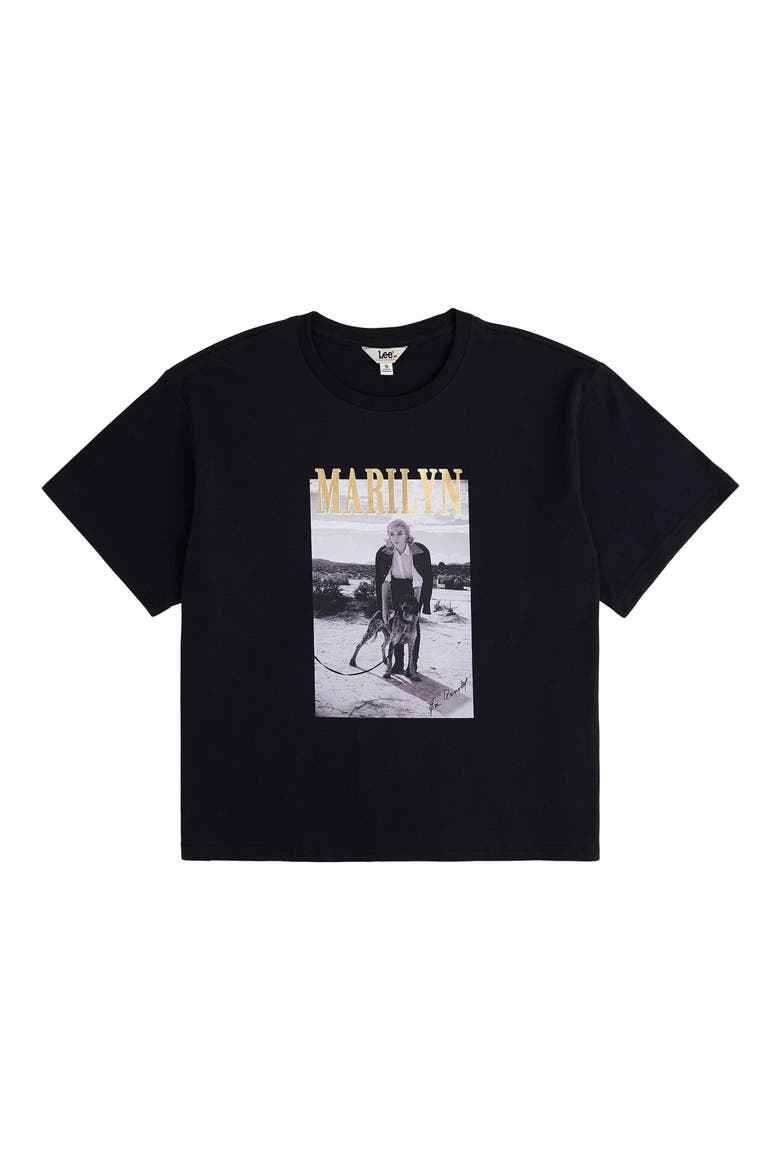 Marilyn Monroe Graphic T-Shirt, Alternate, color, BLACK BEAUTY