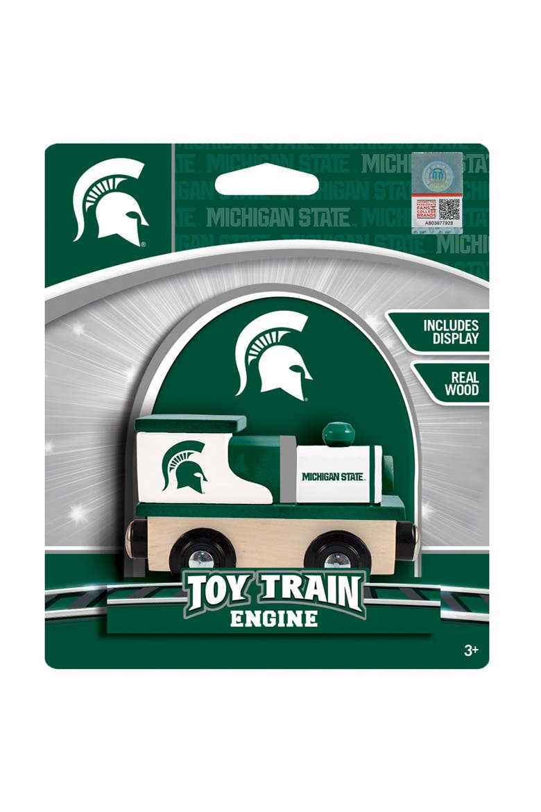 Michigan State Spartans Toy Train Engine, Alternate, color, Multicolor