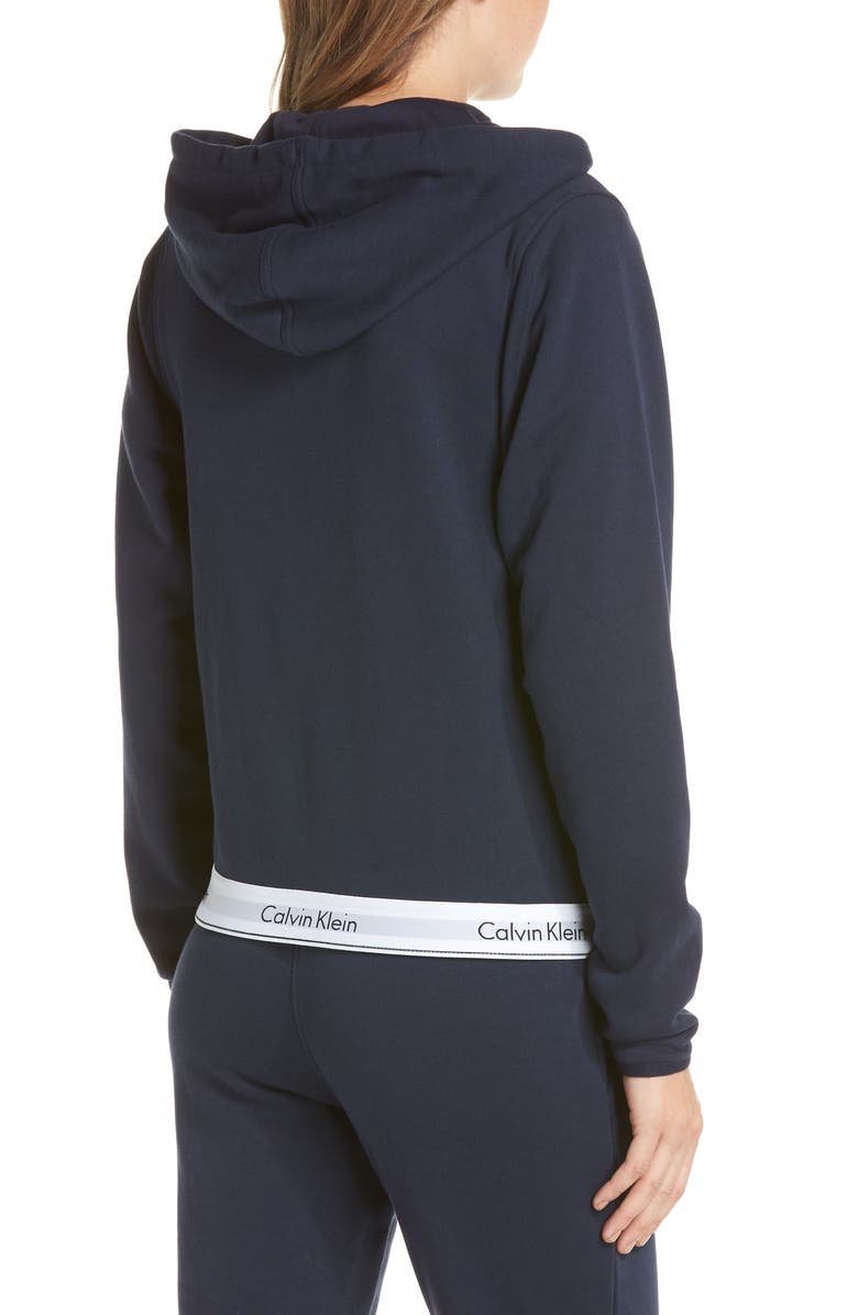 Calvin Klein Lounge Hoodie, Alternate, color, 