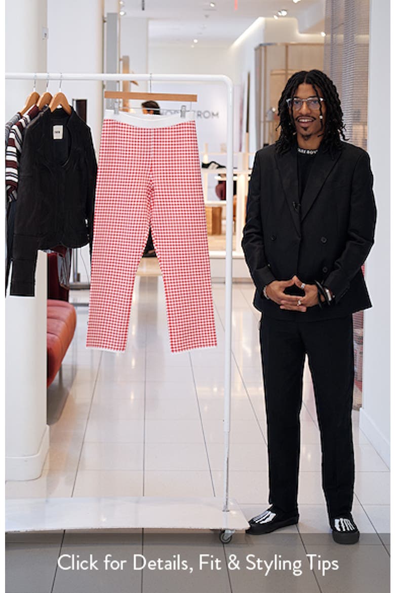 Micah Gingham High Waist Crop Flare Pants video