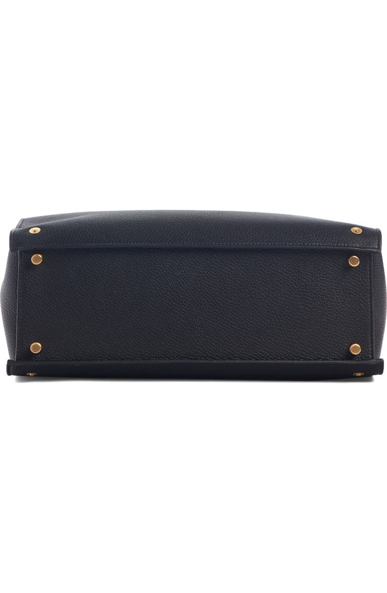 Thom Browne Mrs. Thom Deerskin Leather Shoulder Bag, Alternate, color,